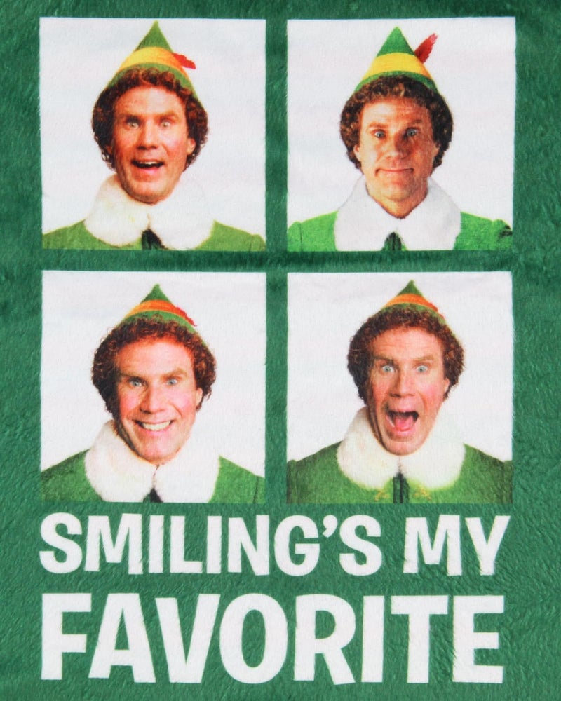 INTIMO Elf The Movie Girl's Smiling's My Favorite Christmas Sleep Pajama Nightgown - Image 3